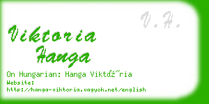 viktoria hanga business card